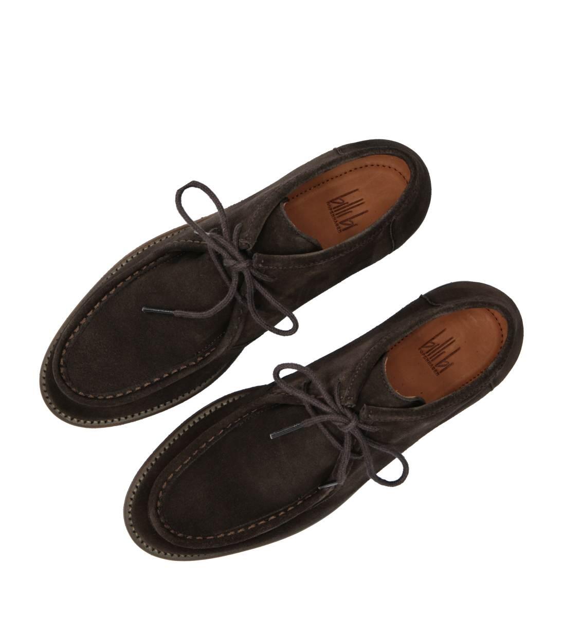 A7025 sko med snøre - T. moro suede 556